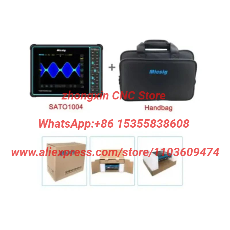Handheld Tablet Oscilloscope Touchscreen 100Mhz - ออสซิลโลสโคปแบบแท็บเล็ตสำหรับยานยนต์ SATO1004 Micsig หน้าจอ TFT LCD