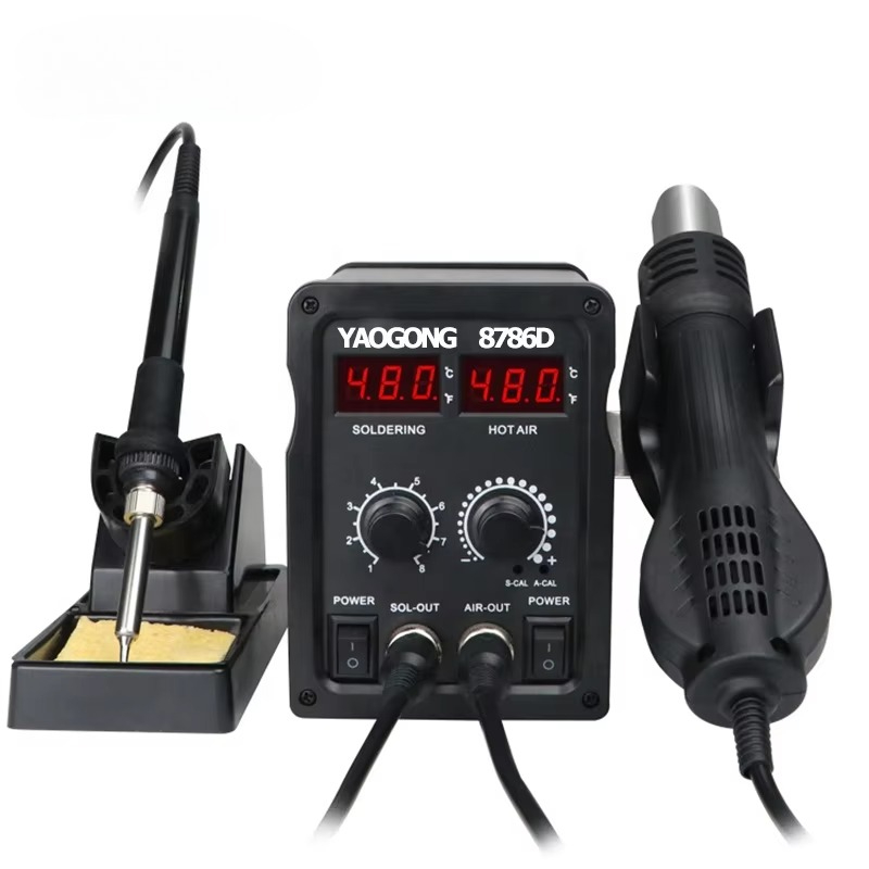 สถานีบัดกรีลมร้อนดิจิตอล YAOGO - Smd Rework Station Hot Air Soldering 2 In 1 บทวิจารณ์และราคา