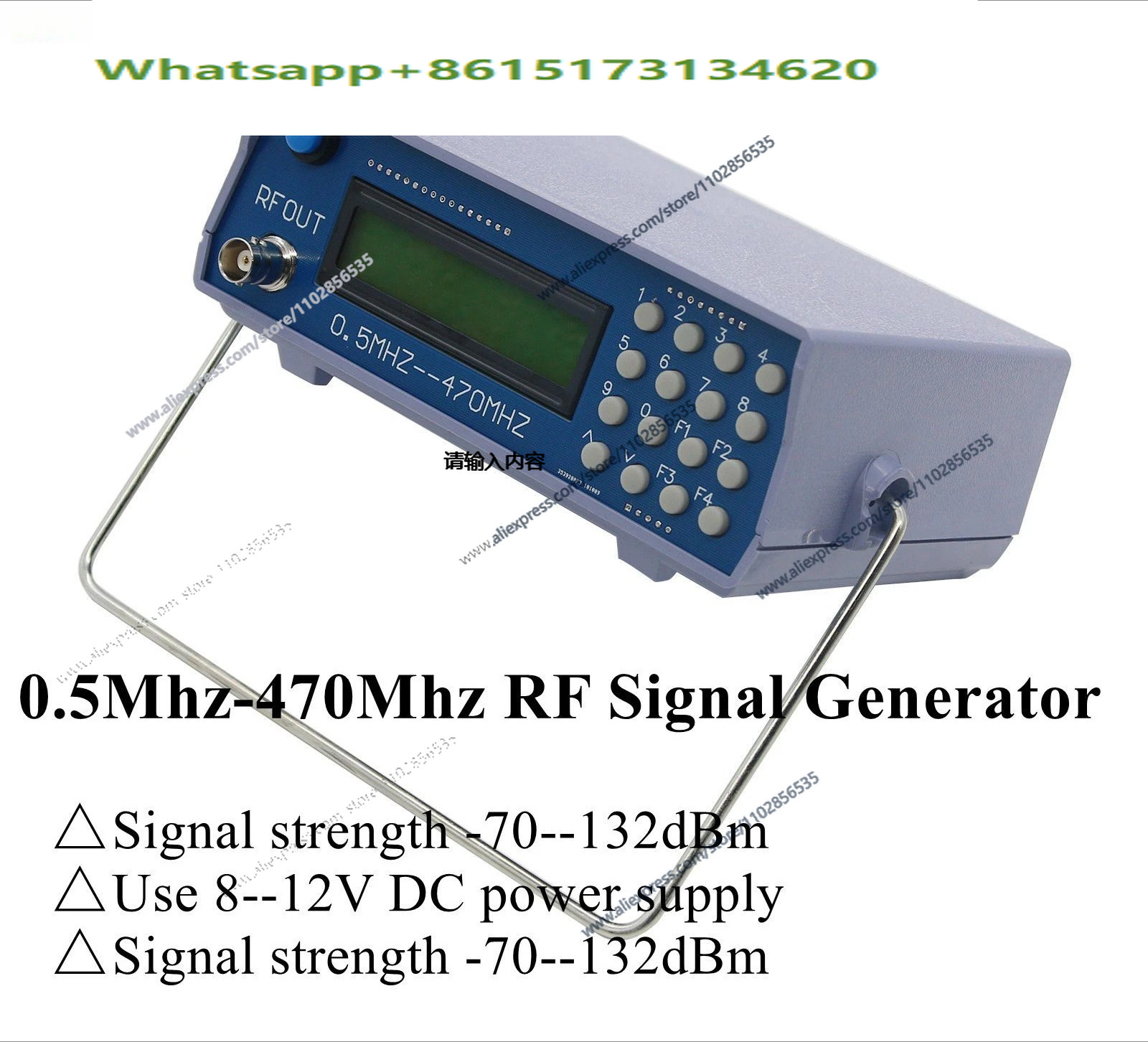 เครื่องทดสอบสัญญาณ RF 0.5Mhz-4 - Rf Signal Generator 0.5Mhz To 470Mhz บทวิจารณ์และราคา