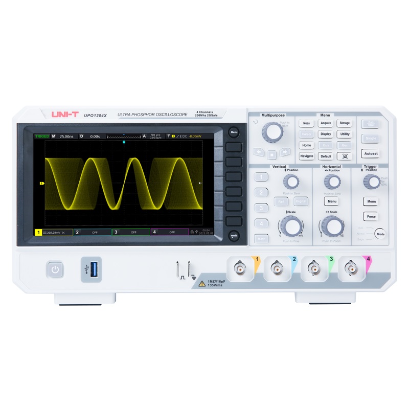 ออสซิลโลสโคปดิจิตอล UNI-T UPO1 - Digital Storage Oscilloscope 4 Channel 100Mhz บทวิจารณ์และราคา
