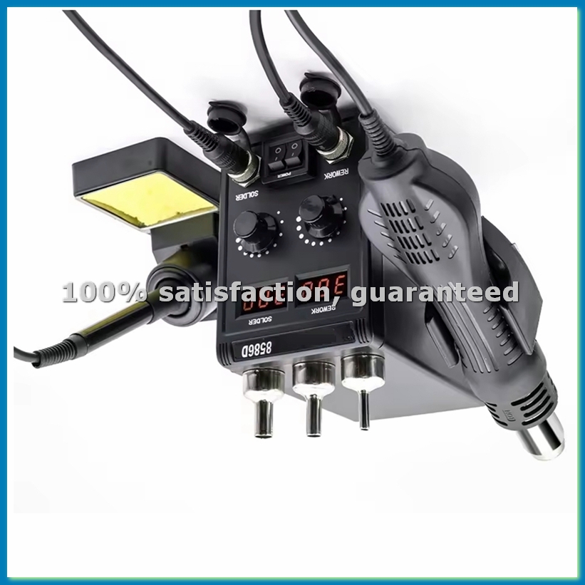 สถานีบัดกรี 8586D 2in1 750W พร - Smd Rework Station Hot Air Soldering 2 In 1 บทวิจารณ์และราคา