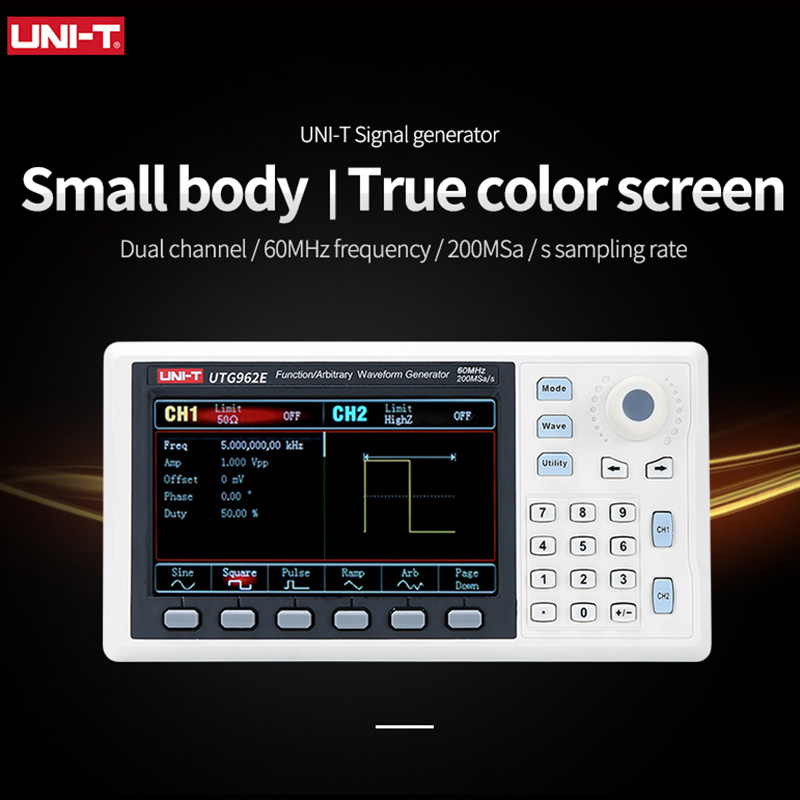 UNI-T UTG932E UTG962E ฟังก์ชั่ - Dual Channel Arbitrary Waveform Function Generator 60Mhz บทวิจารณ์และราคา
