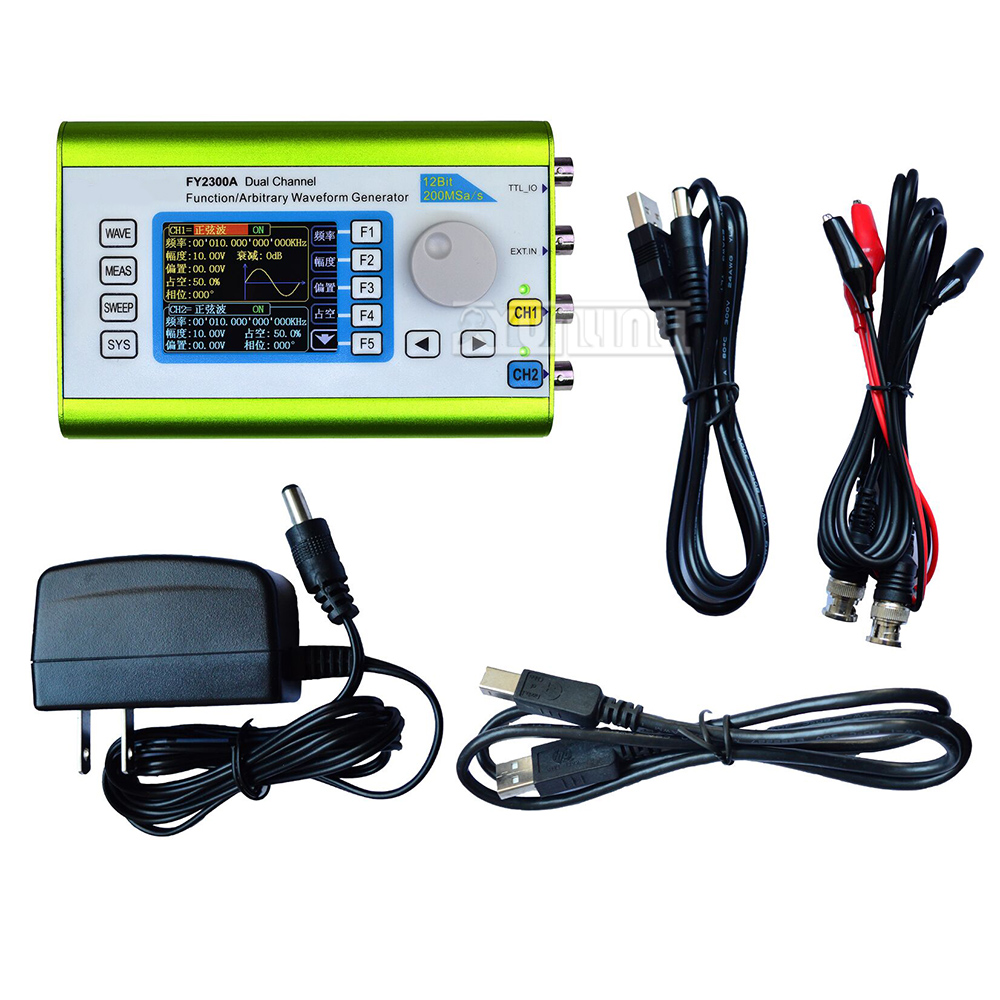 FY6300 FY2300 Dual Channel DDS - Dual Channel Arbitrary Waveform Function Generator 60Mhz บทวิจารณ์และราคา